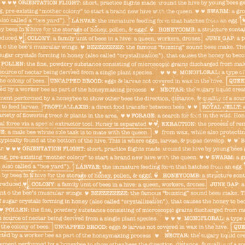 Wild Honey 5254-16 Honey by Lella Boutique for Moda Fabrics, Image