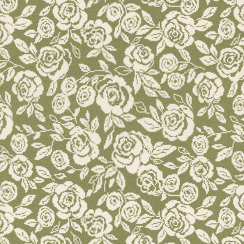 Wild Honey 5251-15 Fern by Lella Boutique for Moda Fabrics, Image