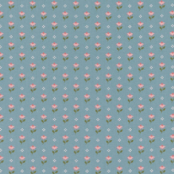 Wild Honey 5252-14 Sky by Lella Boutique for Moda Fabrics, Image