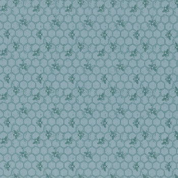 Wild Honey 5253-14 Sky by Lella Boutique for Moda Fabrics, Image