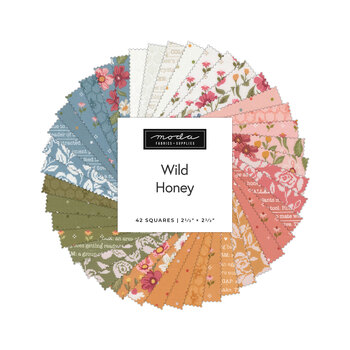 Wild Honey  Mini Charm Pack by Lella Boutique for Moda Fabrics - RESERVE, Image