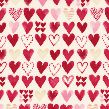 Darling Peony 48793-11 Cream by Robin Pickens for Moda Fabrics, Image