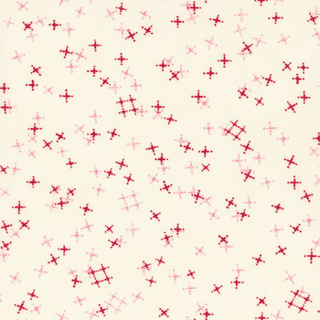 Darling Peony 48794-11 Cream by Robin Pickens for Moda Fabrics, Image