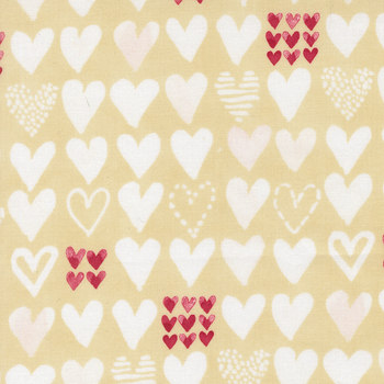 Darling Peony 48793-12 Champagne by Robin Pickens for Moda Fabrics, Image