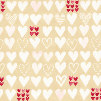 Darling Peony 48793-12 Champagne by Robin Pickens for Moda Fabrics, Image