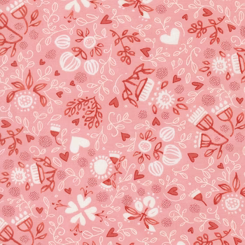 Darling Peony 48792-14 Sweetheart by Robin Pickens for Moda Fabrics, Image