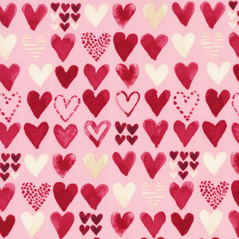 Darling Peony 48793-13 Cotton Candy by Robin Pickens for Moda Fabrics, Image