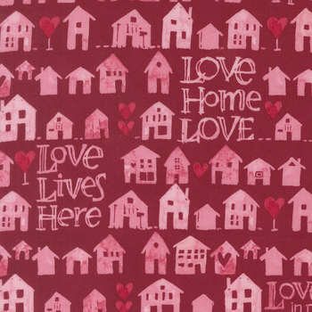 Darling Peony 48791-16 Cranberry by Robin Pickens for Moda Fabrics, Image