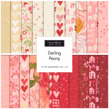Darling Peony  21 FQ Set by Robin Pickens for Moda Fabrics - RESERVE, Image