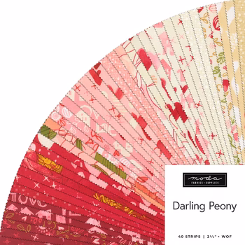 Darling Peony  Jelly Roll by Robin Pickens for Moda Fabrics - RESERVE, Image
