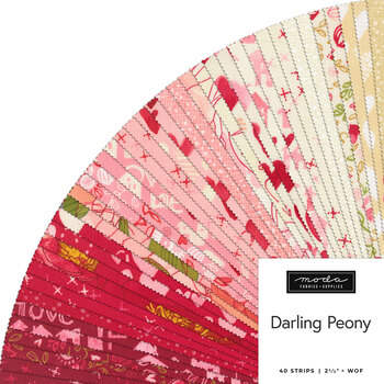 Darling Peony  Jelly Roll by Robin Pickens for Moda Fabrics - RESERVE, Image