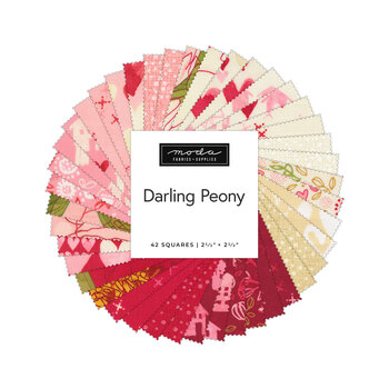 Darling Peony  Mini Charm Pack by Robin Pickens for Moda Fabrics - RESERVE, Image
