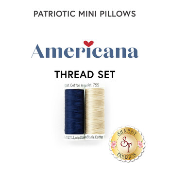  Patriotic Mini Pillows - Americana - 2pc Thread Set, Image