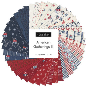 American Gatherings III  Charm Pack by Primitive Gatherings for Moda Fabrics - RESERVE, Image