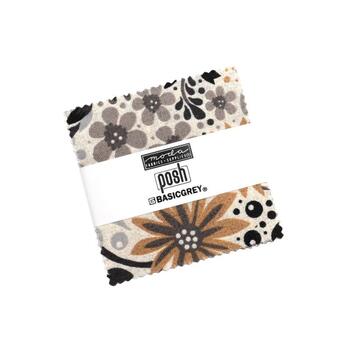 Posh Mini Charm Pack by BasicGrey for Moda Fabrics - RESERVE, Image