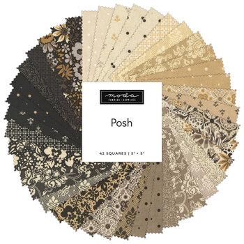 Posh Charm Pack by BasicGrey for Moda Fabrics - RESERVE, Image