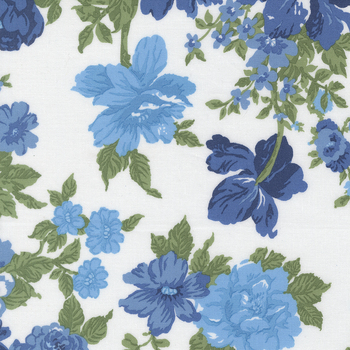 Blueprint 55330-11 White Multi by Camille Roskelley for Moda Fabrics, Image