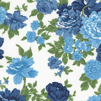Blueprint 55330-11 White Multi by Camille Roskelley for Moda Fabrics, Image