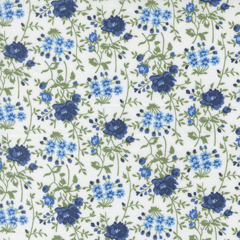 Blueprint 55333-11 White Multi by Camille Roskelley for Moda Fabrics, Image