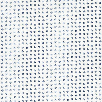 Blueprint 55336-26 White Navy by Camille Roskelley for Moda Fabrics, Image