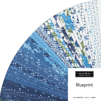 Blueprint  Jelly Roll by Camille Roskelley for Moda Fabrics - RESERVE, Image