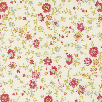 Lyda Rose 3073-11 Porcelain by Bunny Hill Designs for Moda Fabrics, Image