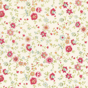 Lyda Rose 3073-11 Porcelain by Bunny Hill Designs for Moda Fabrics, Image