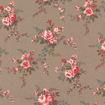 Lyda Rose 3070-22 Stone by Bunny Hill Designs for Moda Fabrics, Image