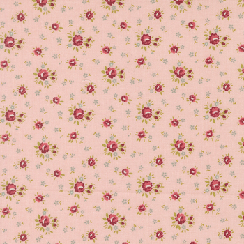 Lyda Rose 3071-18 Pink by Bunny Hill Designs for Moda Fabrics, Image