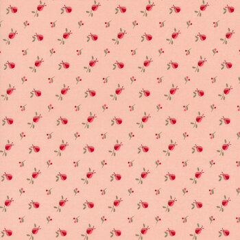 Lyda Rose 3075-18 Pink by Bunny Hill Designs for Moda Fabrics, Image