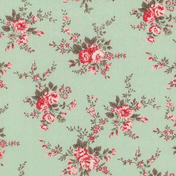 Lyda Rose 3070-21 Sky by Bunny Hill Designs for Moda Fabrics, Image