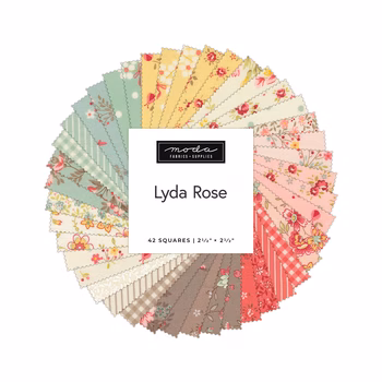 Lyda Rose Mini Charm Pack by Bunny Hill Designs for Moda Fabrics - RESERVE, Image