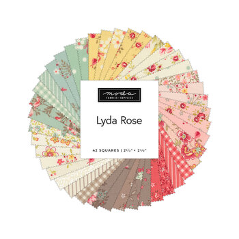 Lyda Rose  Mini Charm Pack by Bunny Hill Designs for Moda Fabrics - RESERVE, Image