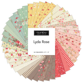 Lyda Rose  Charm Pack by Bunny Hill Designs for Moda Fabrics - RESERVE, Image
