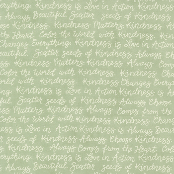 Kindness 56153-30 Sage by Deb Strain for Moda Fabrics, Image