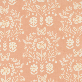 Kindness 56152-24 Coral by Deb Strain for Moda Fabrics, Image