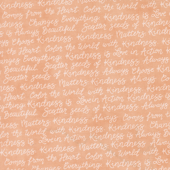 Kindness 56153-24 Coral by Deb Strain for Moda Fabrics, Image
