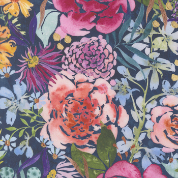 Soulstice 39860-12 Navy by Create Joy Project for Moda Fabrics, Image