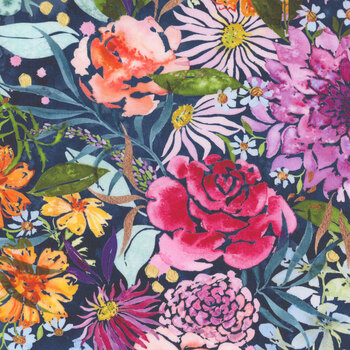 Soulstice 39860-12 Navy by Create Joy Project for Moda Fabrics, Image