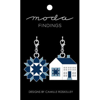Block & House Zipper Pulls, Image