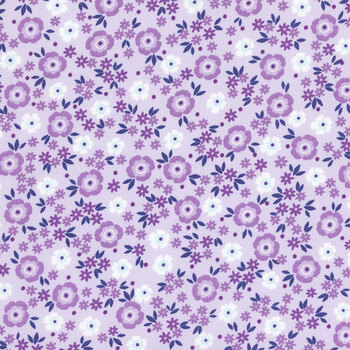 Seaside Garden 17182-62 Lilac by Shelley Cavanna for Benartex, Image