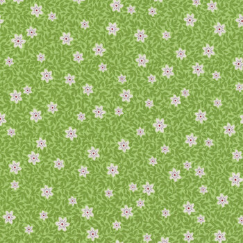 Seaside Garden 17183-40 Bottle Green by Shelley Cavanna for Benartex, Image