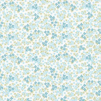 Seaside Garden 17184-24 Aquamarine by Shelley Cavanna for Benartex, Image