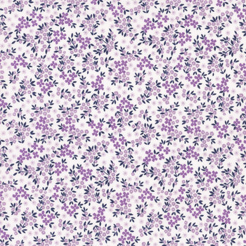 Seaside Garden 17184-62 Lilac by Shelley Cavanna for Benartex, Image