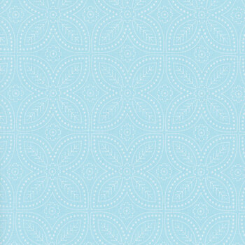 Seaside Garden 17185-24 Aquamarine by Shelley Cavanna for Benartex, Image