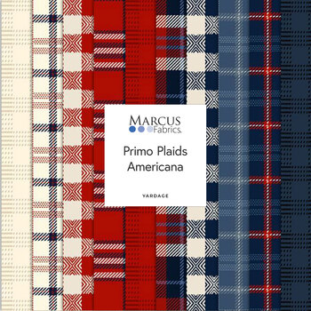Primo Plaids: Americana  Yardage by Marcus Fabrics, Image