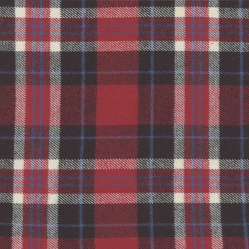 Primo Plaids Flannel: Americana R091417-NAVY by Marcus Fabrics, Image