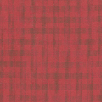 Primo Plaids Flannel: Americana R091419-RED by Marcus Fabrics, Image
