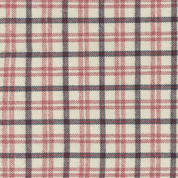 Primo Plaids Flannel: Americana R091421-CREAM by Marcus Fabrics, Image