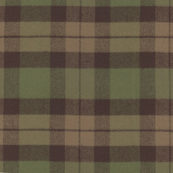 Primo Plaids Flannel: Spice Mix R090981-OLIVE by Marcus Fabrics, Image